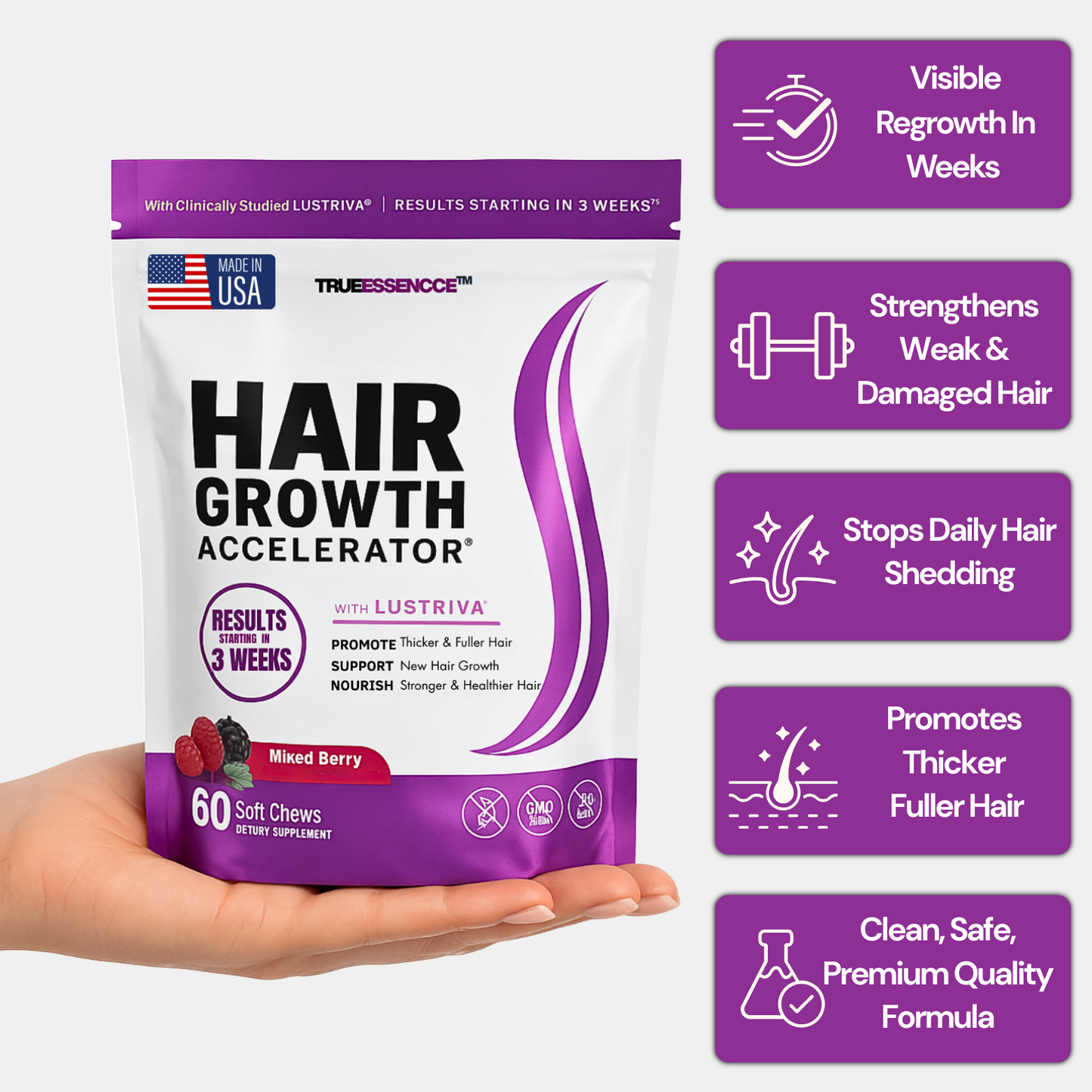 Regrow Thicker, Fuller Hair Naturally