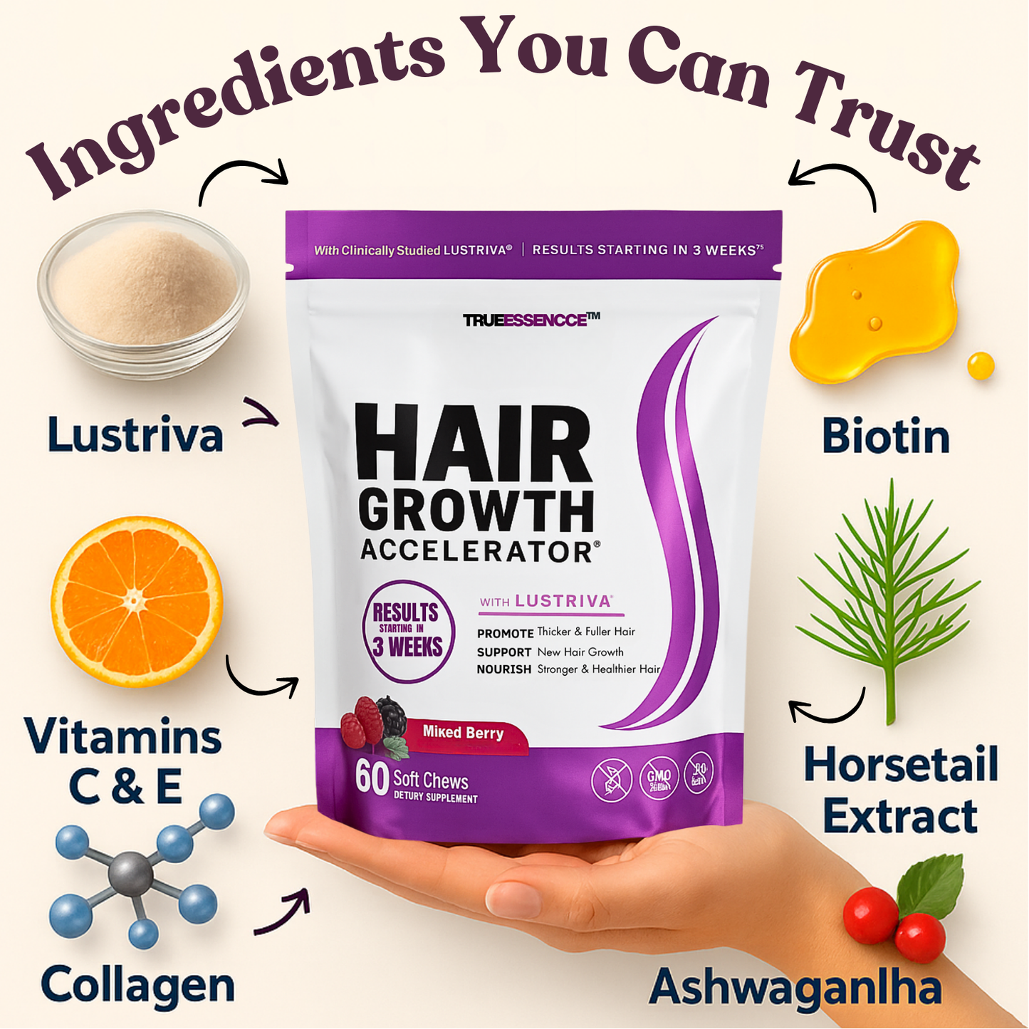 Regrow Thicker, Fuller Hair Naturally